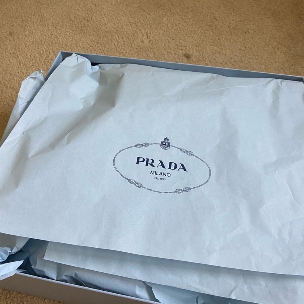 Prada Black Chunky Leather Loafers - Picture 9 of 11